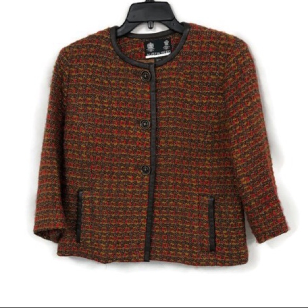 AUSTIN REED TWEED FALL JACKET BLAZER 10